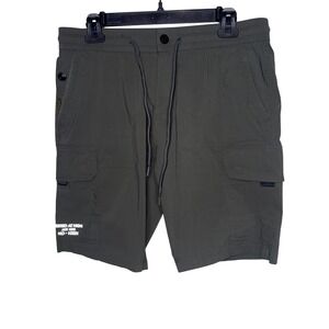 Xios New York Mens Cargo Shorts Green Size M Utility Gorpcore Tactical Outdoor